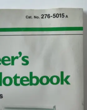 276-5015A RADIOSHACK Radio Engineers Mini Notebook Cat #2