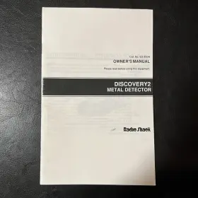 63-3004 RADIOSHACK Radio Manual Detector