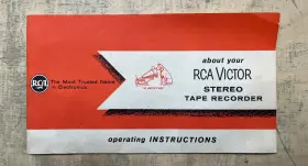1403752-1 RCA Victor Stereo Tape Recorder Instruction Manual
