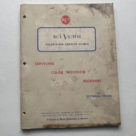 21CT660U RCA Victor Television Service Clinic Receivers