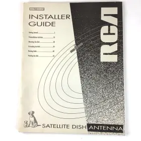 407-01B RCA Digital Satellite Receiver Users Manual