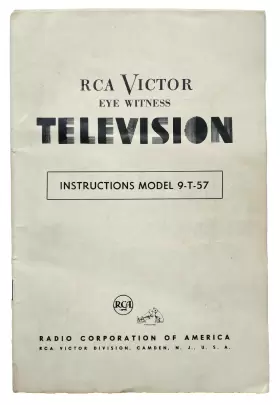 49340-2 RCA Victor Witness Television Manual