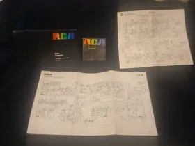 EF902 RCA Television Operating Manual Schematic Sheets