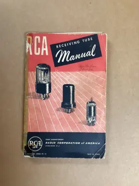 RC-15 RCA Vacuum Tube Receiving Manual Radio