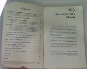 RC-26 RCA Receiving Tube Manual Technical Book #3