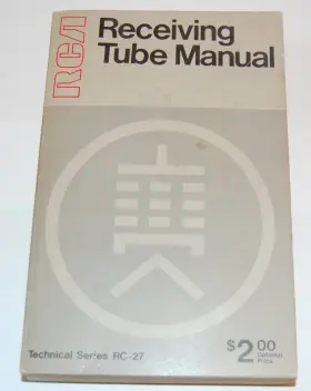 RC-27 RCA Receiving Tube Manual Technical Printed