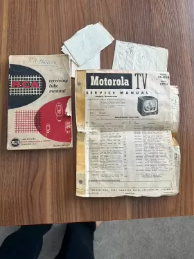 RC17 RCA Receiving Tube Manual Book Antique Tv Radio Service