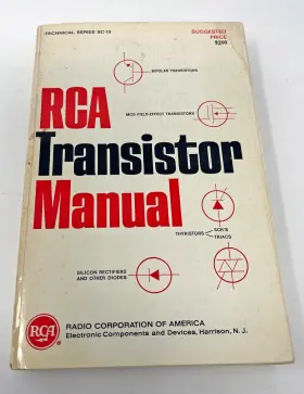 SC-13 RCA Transistor Manual Technical Cover