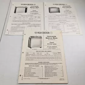KCS164 RCA Victor Television Service Data Chassis File