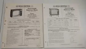 KCS159 RCA Victor Television Service Data Chassis File