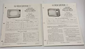 CTC27 RCA Victor Television Service Data Chassis File