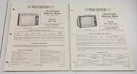 Rca Victor Television Service Data Chassis Kcs 156 File No