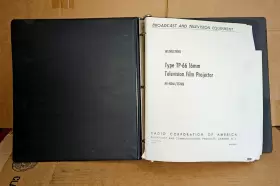 TP-66 RCA Telecine Film Projector Instruction Manual