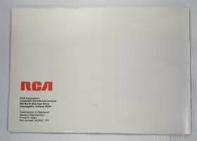 VGP170 RCA Selectavision Vcr Manual Operating #2