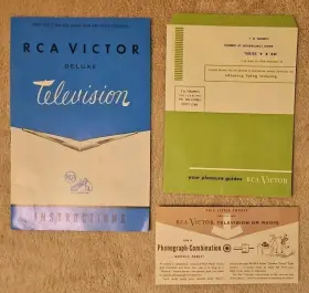 32480-1 RCA VICTOR Deluxe Television Instruction Manual #2