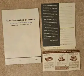 32480-1 RCA VICTOR Deluxe Television Instruction Manual #3