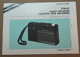 14-1056 REALISTIC Cassette Tape Recorder Voice Actuated