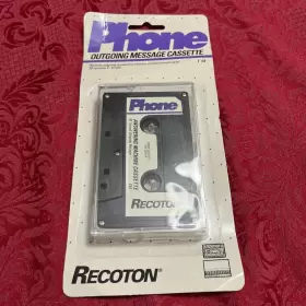 044102190580 RECOTON Outgoing Cassette Tape Answering