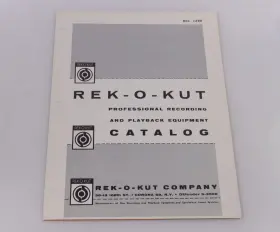 TR-43H REK-O-KUT Recording Playback Catalog #2