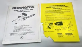 107051-01 REMINGTON Electric Chain Saw Owners Manual