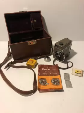 MODEL-67 REVERE Movie Camera Manual Lens Papers