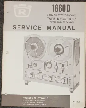 1660D ROBERTS Reel Service Manual