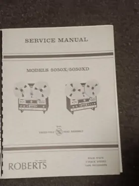 5050X ROBERTS Reel Service Manual