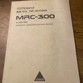 MRC-300 ROLAND Advaned Users Manual