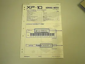 XP-10 ROLAND Synthesizer Service Manual Diagrams Circuit #2