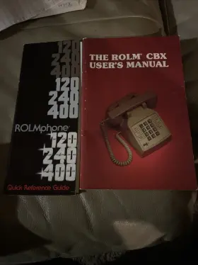300357 ROLM Cbx Telephone Manual Great