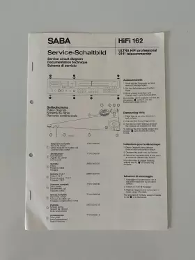 HIFI-162 SABA Telecommander Ultra Service Circuit