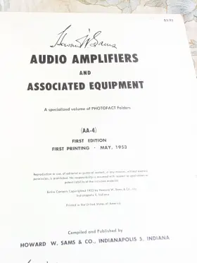 00001953 SAMS Fi Amplifier Photofact Bogen Grommes Scott #2