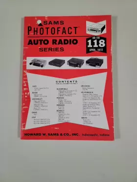 AR-118 SAMS Photofact Auto Radio Manual April