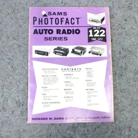 AR-122 SAMS Service Manual Photofact Auto Radio Vol