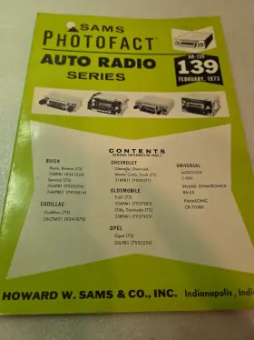 AR-139 SAMS Howard Photofact Auto Radio Service Manual