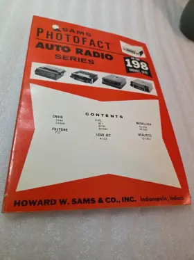 AR-198 SAMS Photofact Auto Radio Craig Realistic Medallion