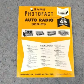 AR-45 SAMS Service Manual Photofact Auto Radio Vol