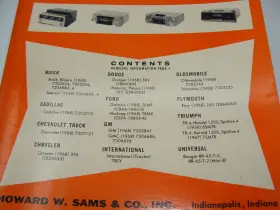 AR-51 SAMS Photofact Auto Radio Schematics #2