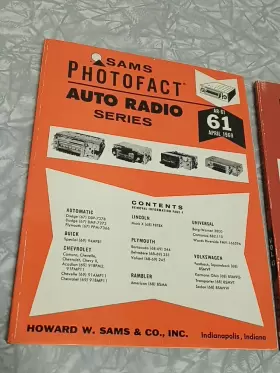 AR-61 SAMS Photofact Auto Radio Vol April #3