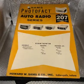AR27 SAMS Photofact Auto Radio Service Data Repair Magazine