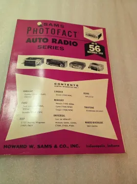 AR56 SAMS Photofact Auto Radio Vol November Ford Jeep