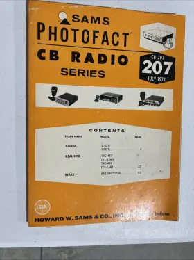 CB-207 SAMS Photofact Radio