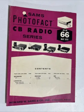 CB-66 SAMS Photofact Radio