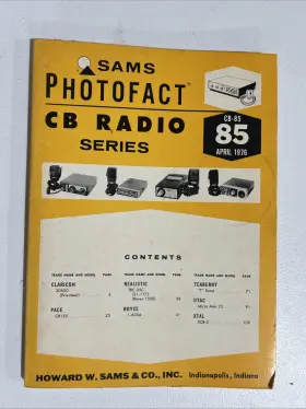 CB-85 SAMS Photofact Radio