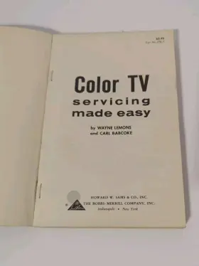 CSL-1 SAMS Tv Servicing Wayne Lemons Photofact Pub #3