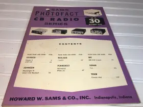 CB-30 SAMS PHOTOFACT Schematics Service Data Manual