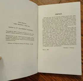 RTH-1 SAMS Photofact Pub Radio Tv Alignment Handbook Warren #3