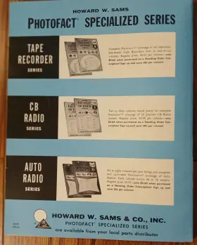 TSM-62 SAMS Photofact Transistor Radio #2