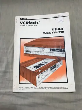 VCR-86 SAMS Vcrfacts Technical Service Data Fisher