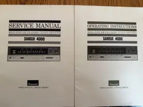 20080M3 SANSUI Tuner Amplifier Operating Service Manual